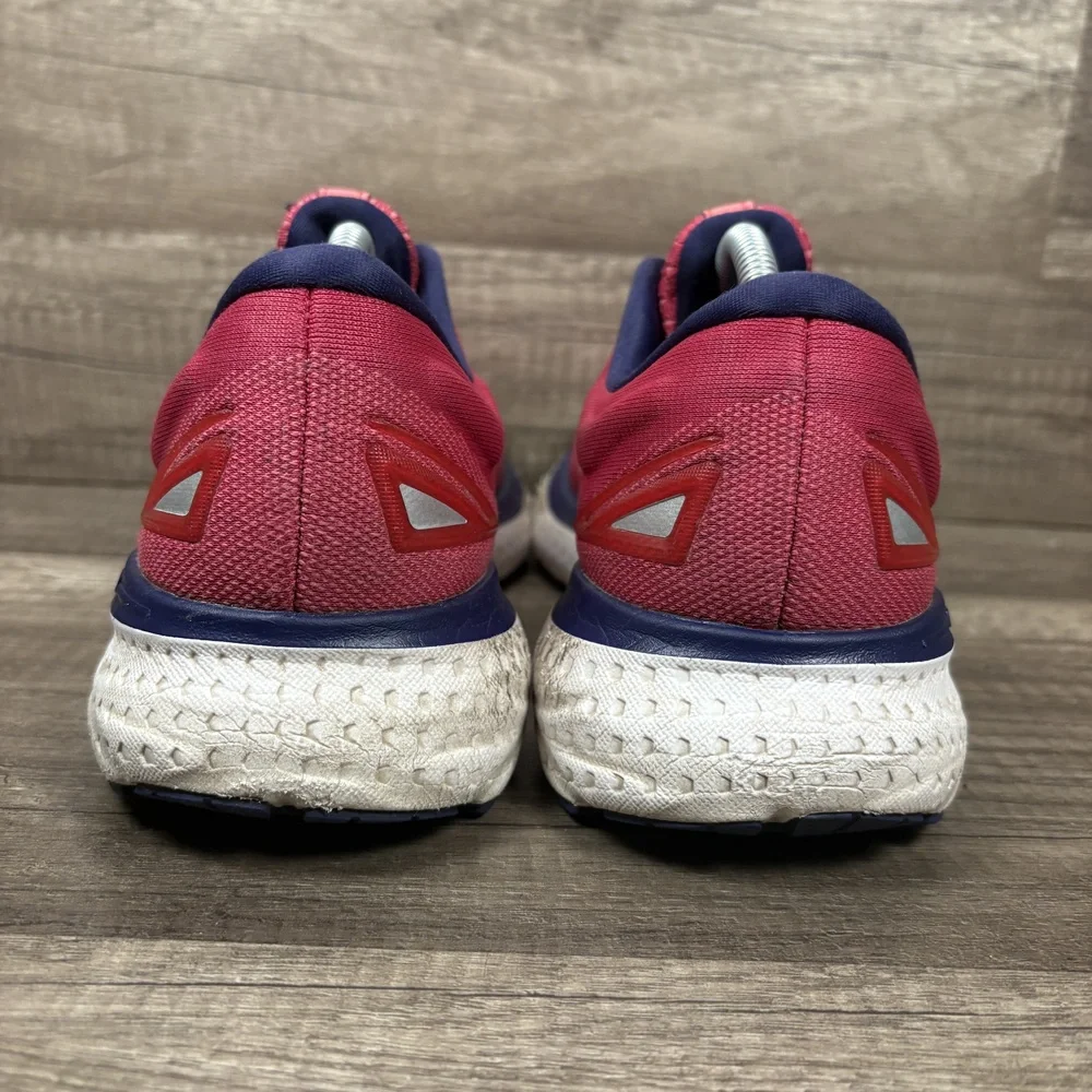 Brooks Glycerin 19 Red Blue Womens US Size 9.5 EUR 41 1203431B623 Running Shoes